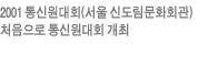 2001 통신원대회(서울 신도림문화회관) 처음으로 통신원대회 개최